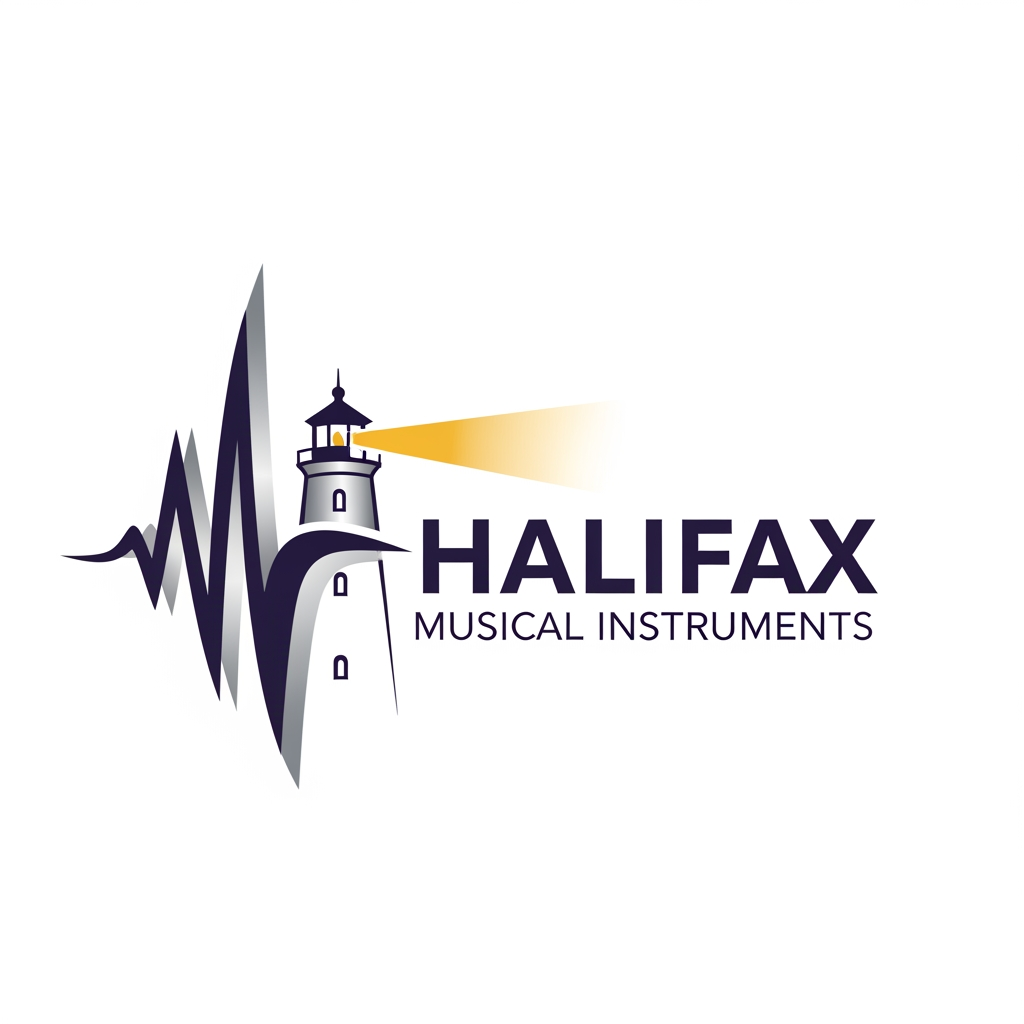 AI Design for please create logo Halifax Musical Instruments more different