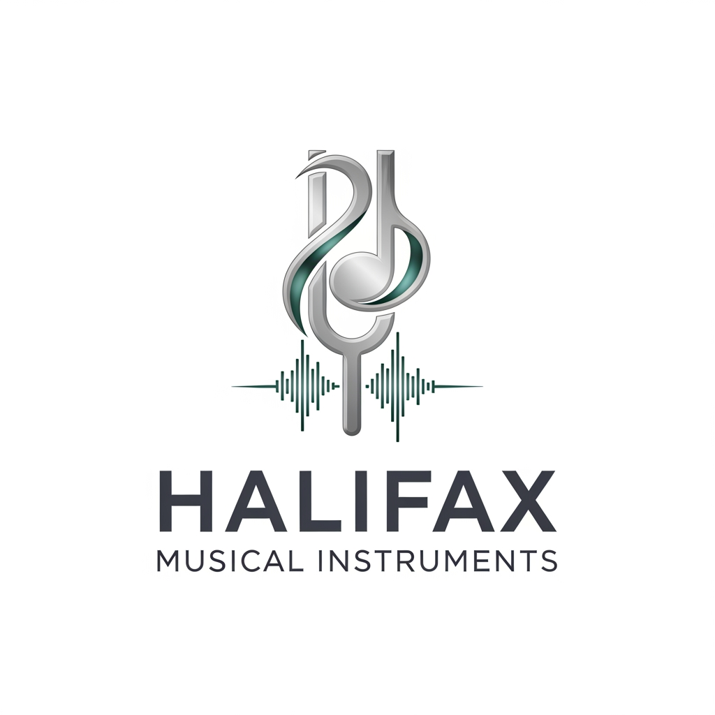 AI Design for please create logo Halifax Musical Instruments more different