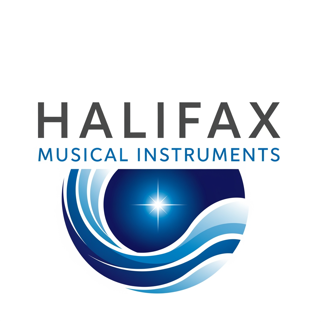 AI Design for please create logo Halifax Musical Instruments more different