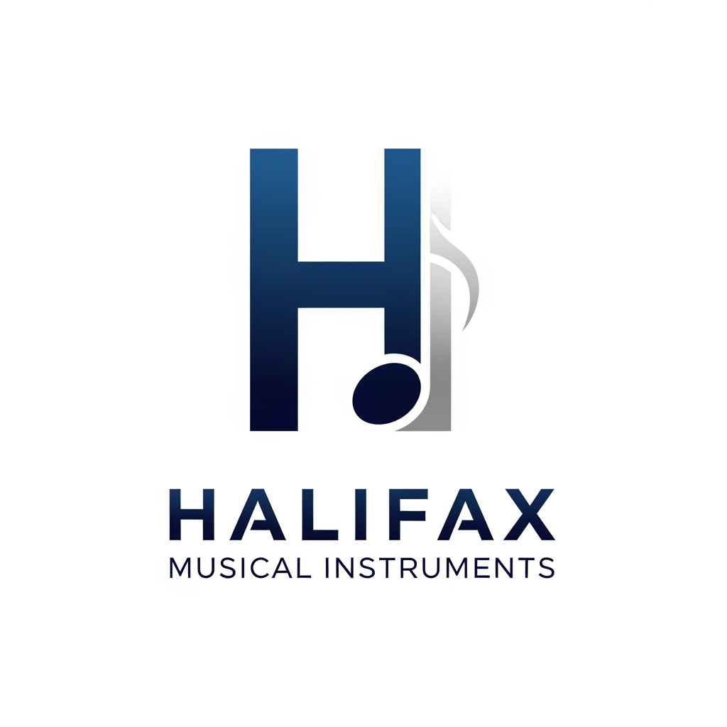 AI Design for please create logo Halifax Musical Instruments more different