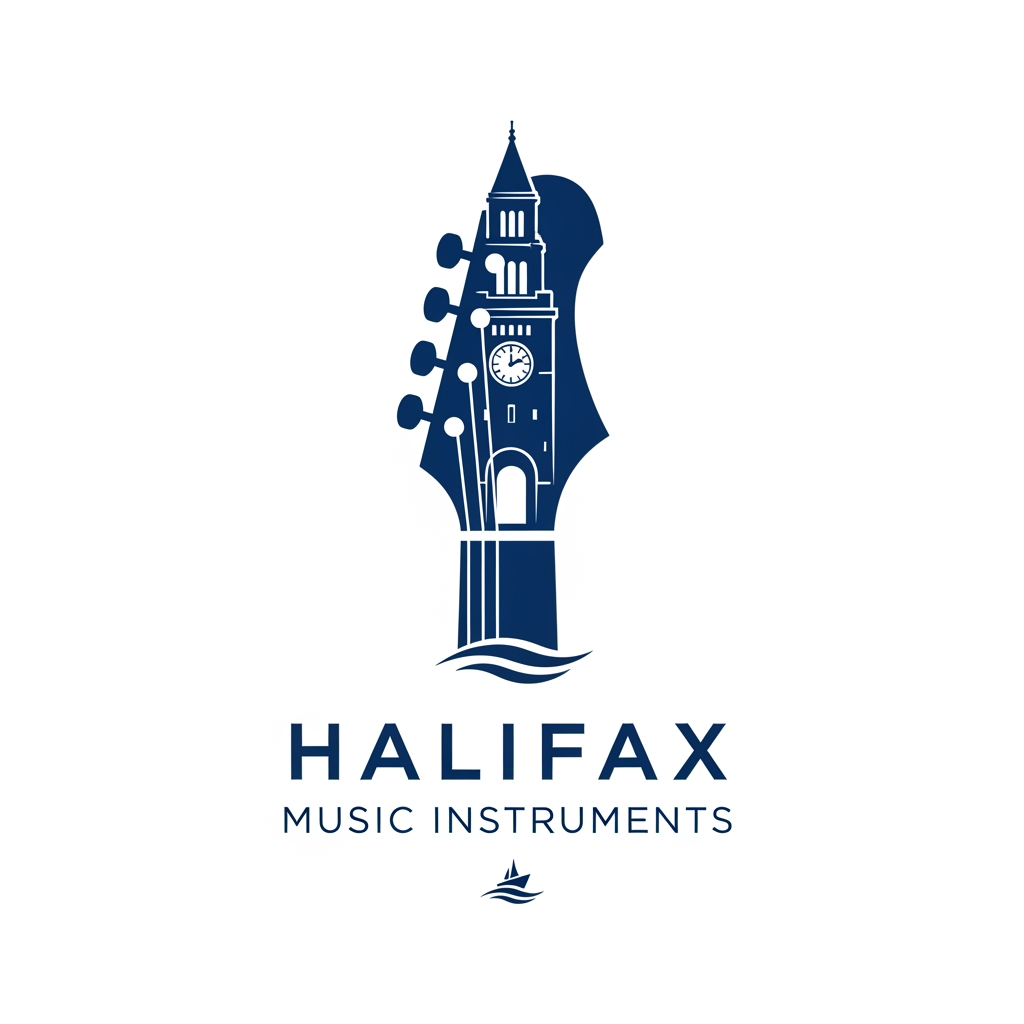 AI Design for please create logo halifax musicle instruments