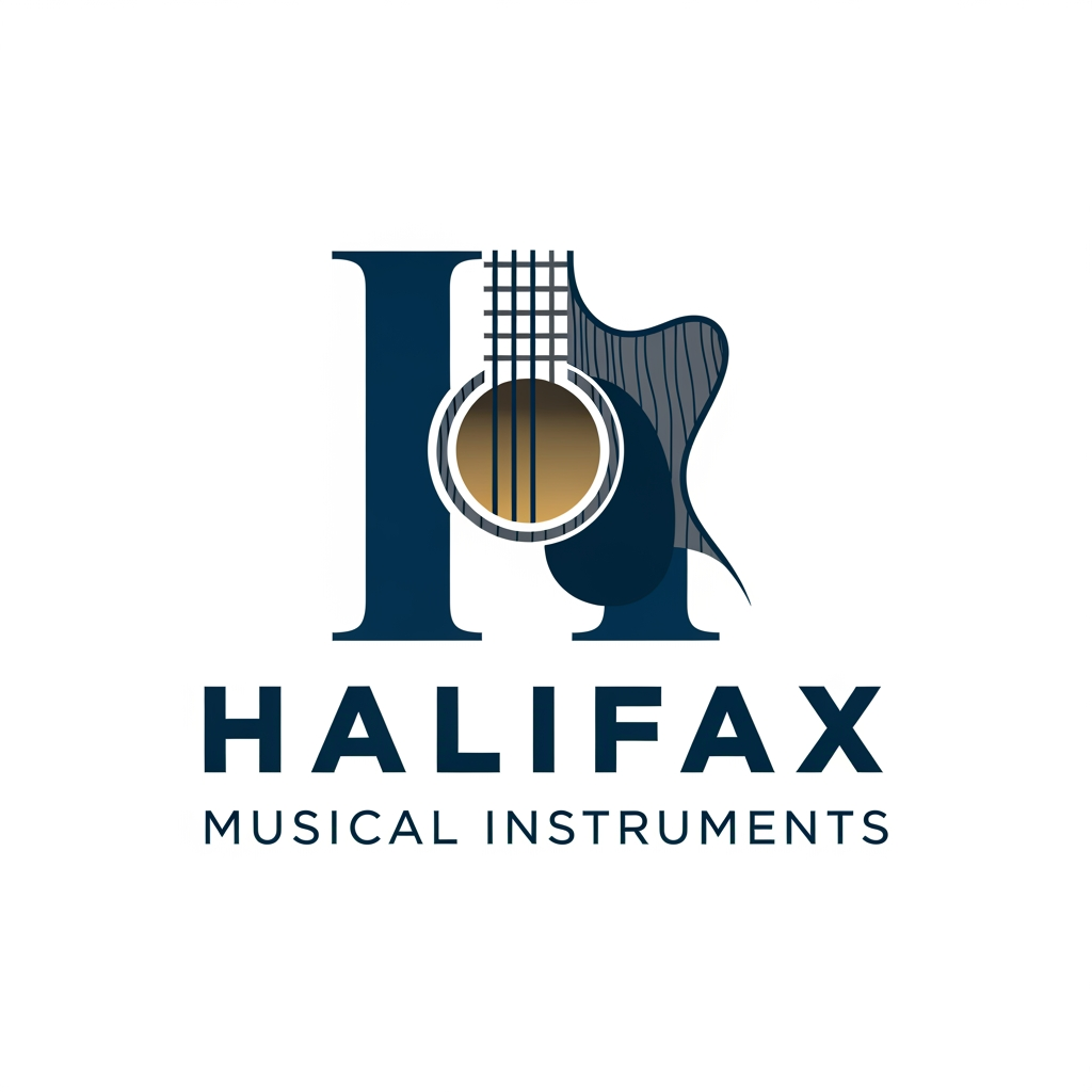 AI Design for please create logo Halifax Musical Instruments more different