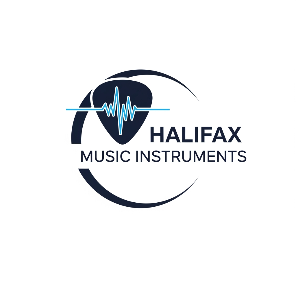 AI Design for please create logo halifax musicle instruments