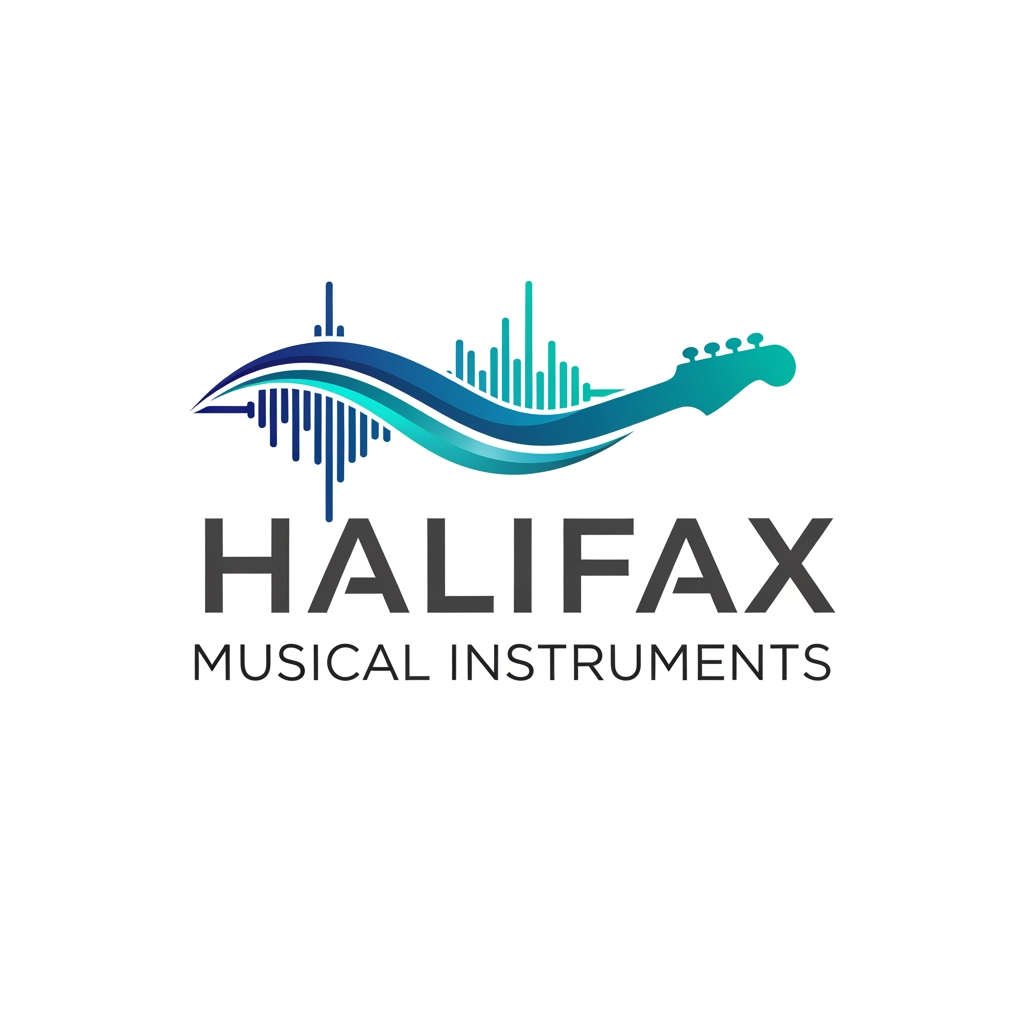AI Design for please create logo Halifax Musical Instruments more different