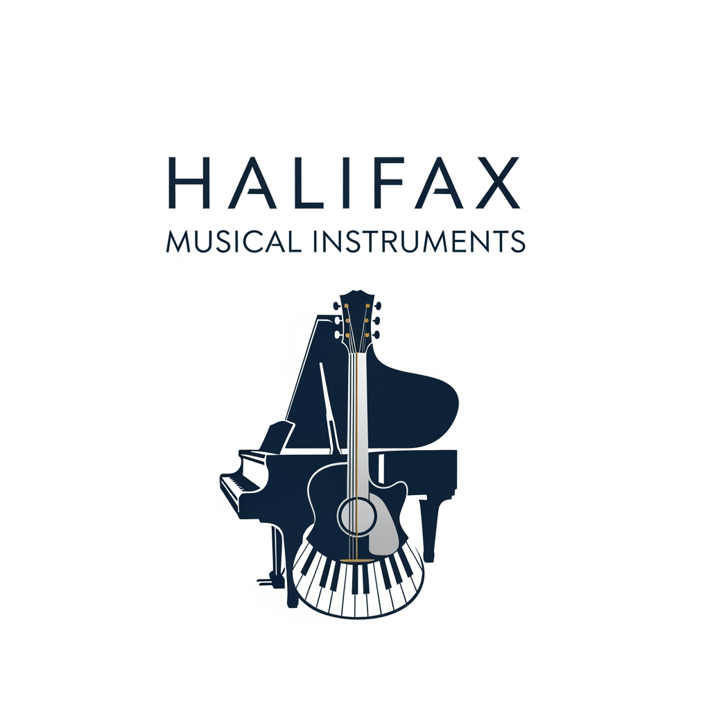 AI Design for please create logo halifax musicle instruments