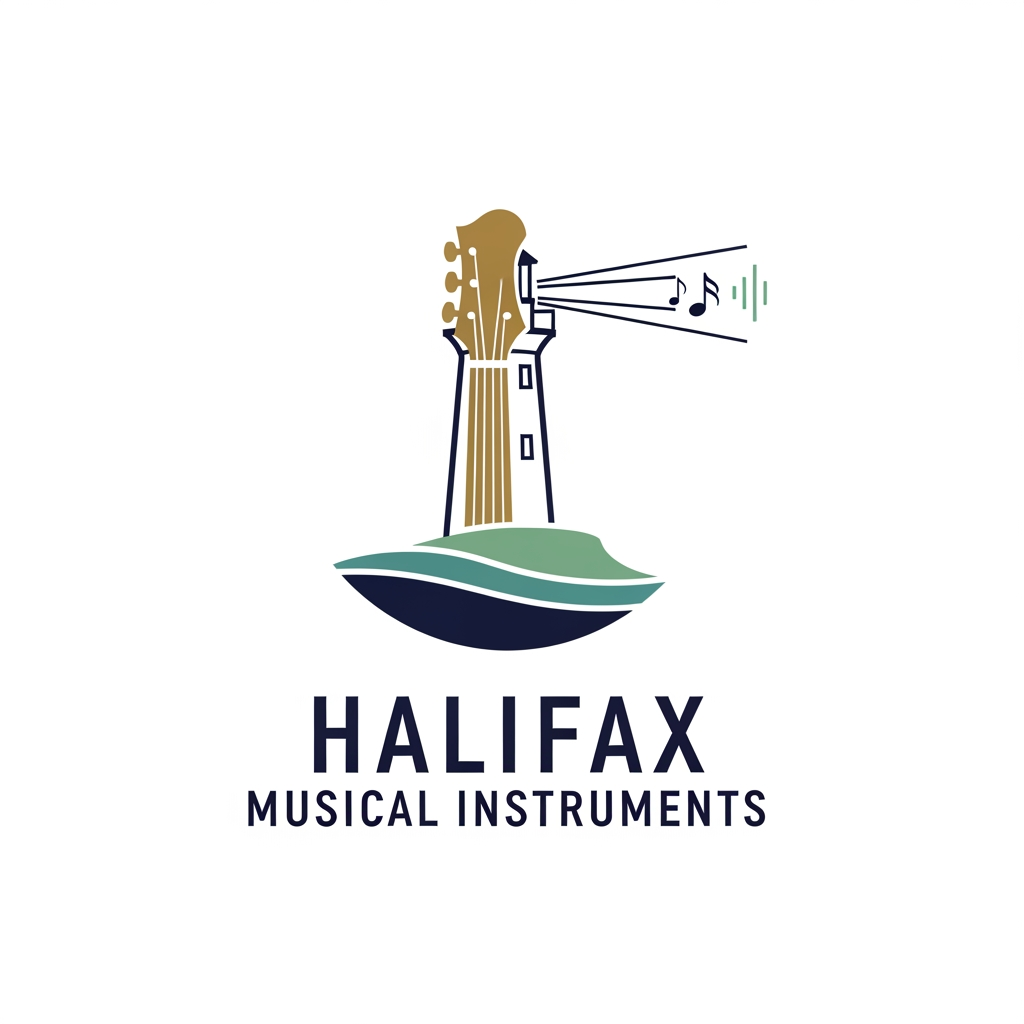 AI Design for please create logo halifax musicle instruments more different