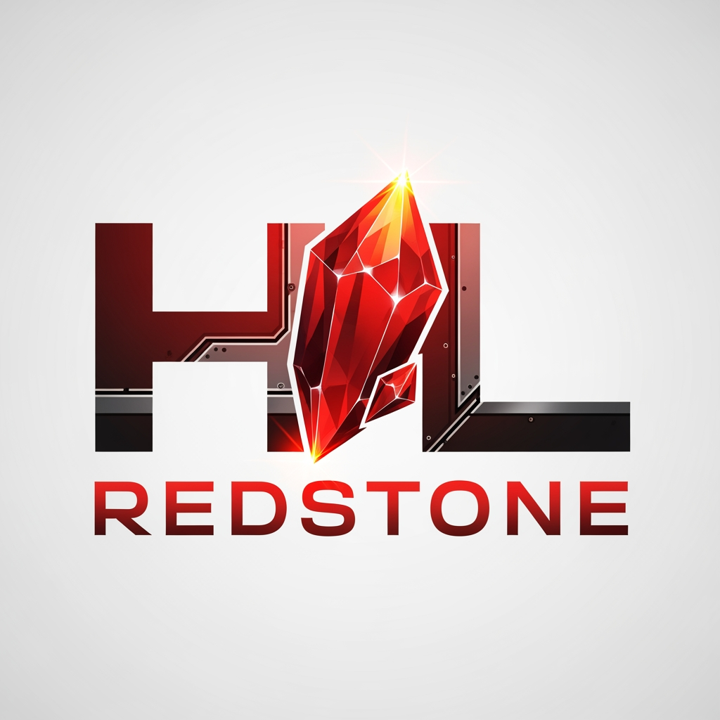 AI Design for HL Redstone logo creation