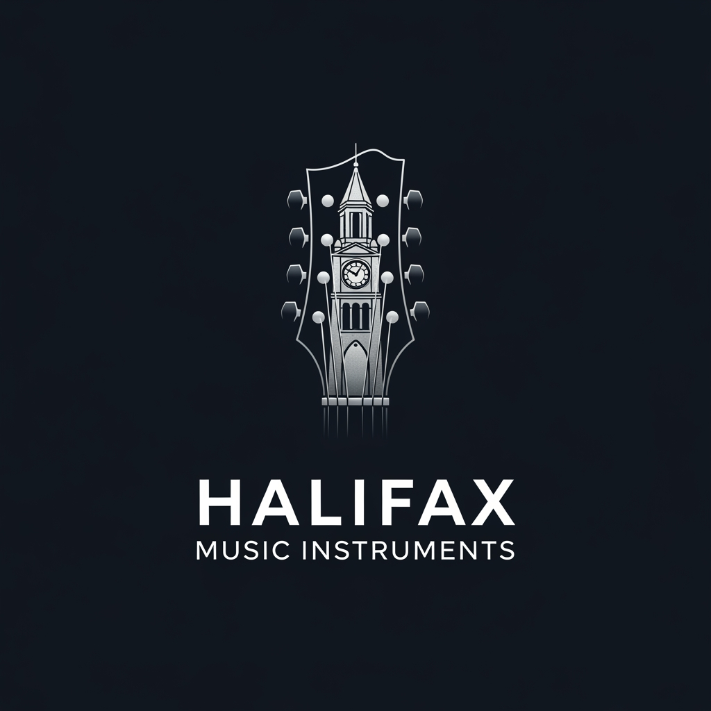 AI Design for please create logo halifax musicle instruments