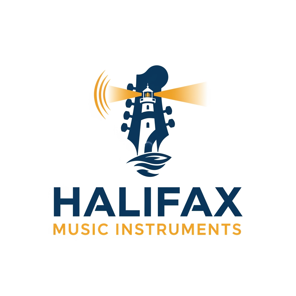 AI Design for please create logo halifax musicle instruments