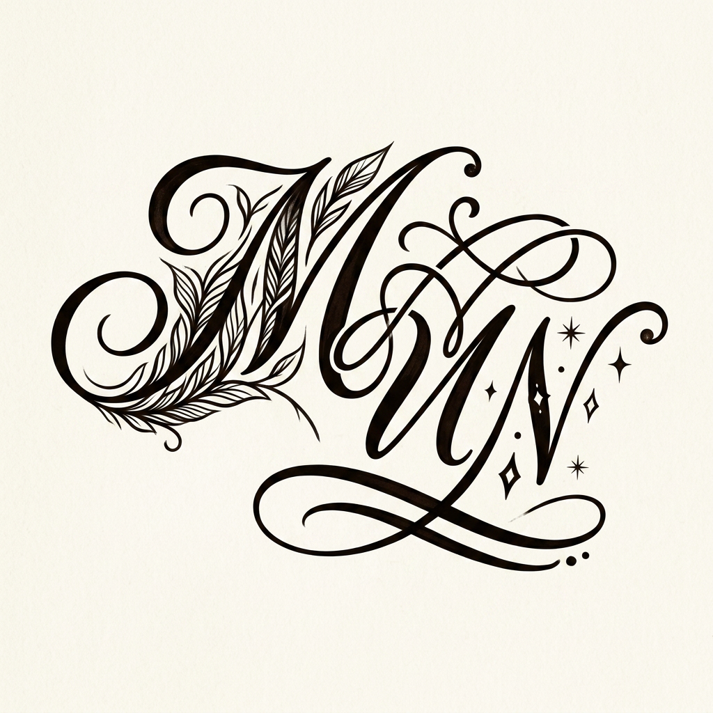 AI Design for Make me a logo like this, but letters should be more creative