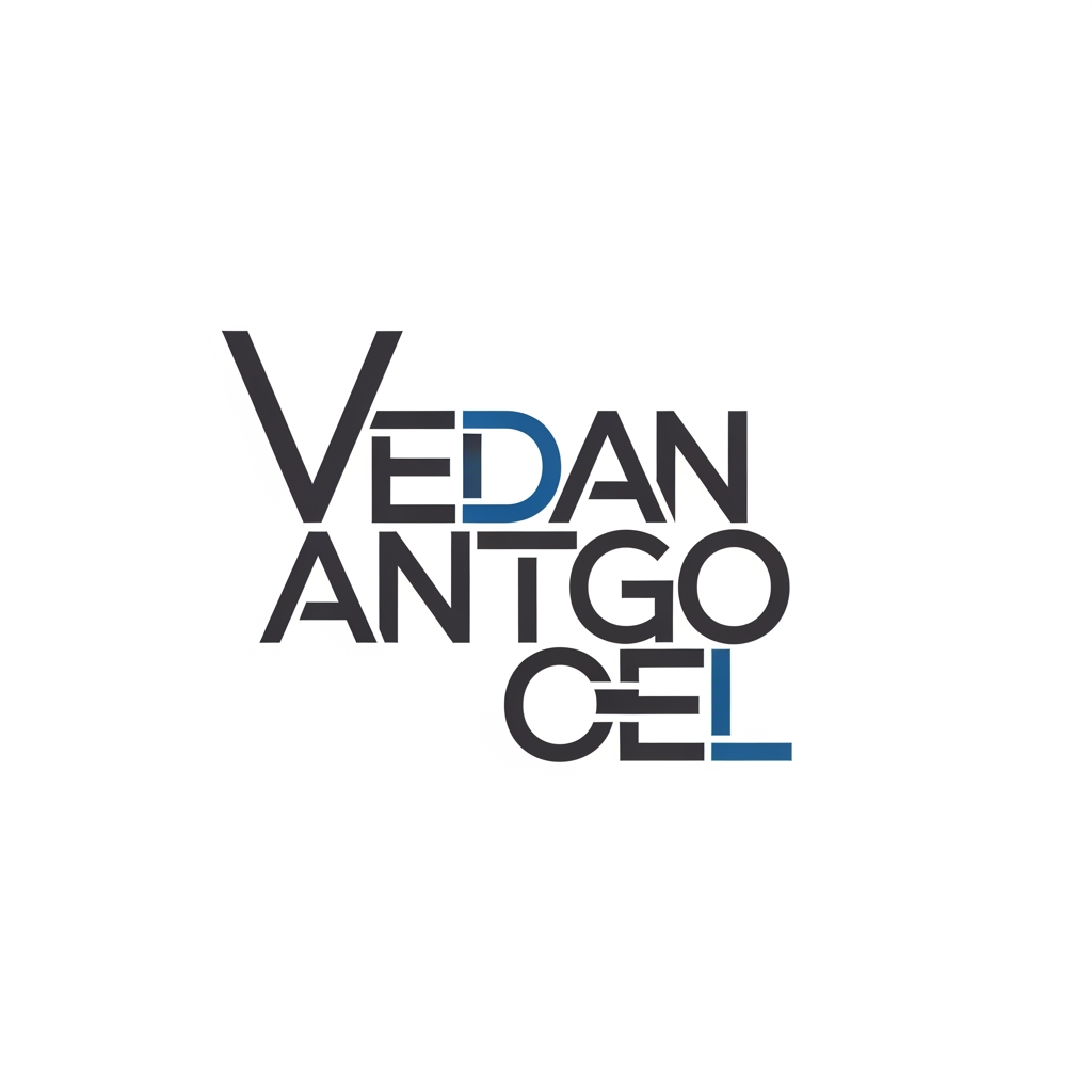 AI Design for i need you to create a logo with the mixture of letters v, e, d, a, n, t, g, o, e, l with straight clear lines only