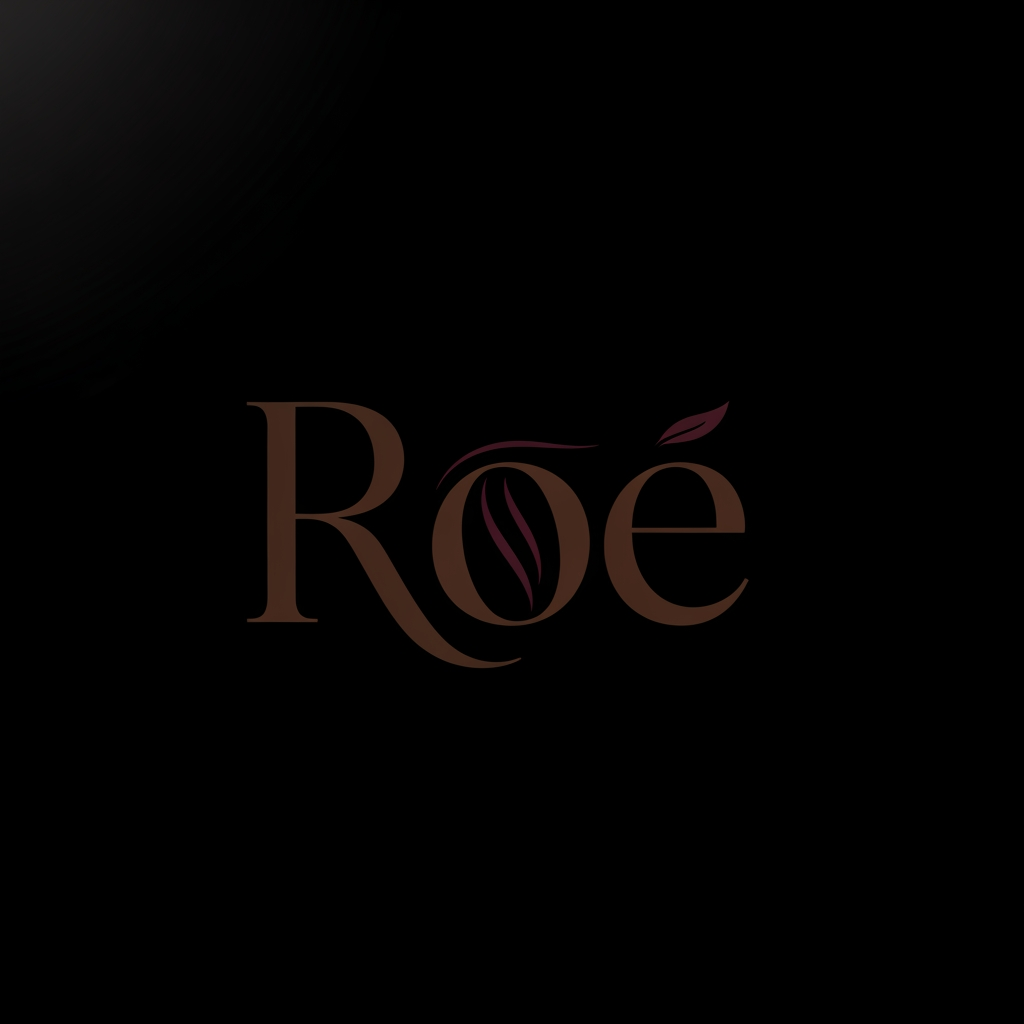 AI Design for Hello, I need a professional logo designed for my beauty salon.
(Logo name is in the attached files.)

Colors: Walnut Brown - Deep Chocolate / Espresso Brown - Black / Soft Black - Deep Wine / Dark Burgundy Touch - Warm, earthy, luxurious, editorial, suitable for a minimalist beauty salon. logo name Roe]