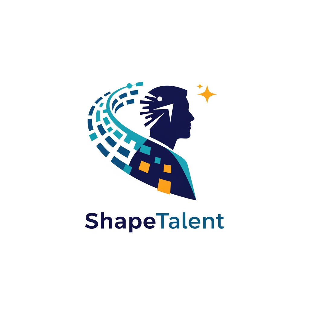 AI Design for I want a logo not a banner. Create a logo that defines how our SaaS application that conducts interviews online, shape candidates to appear and compete for best companies