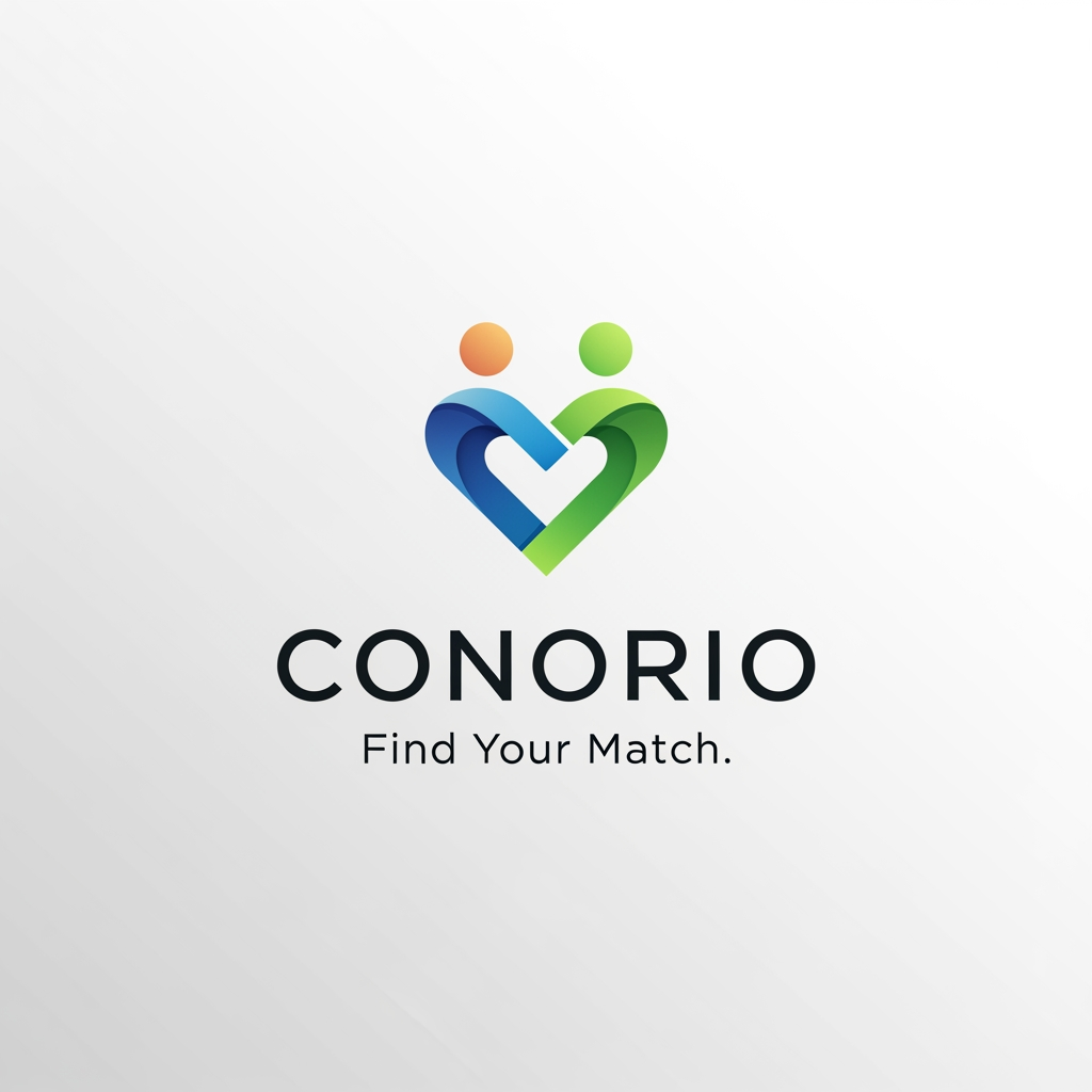 AI Design for I am also planning to create a logo for CONORIO.
However, I am not convinced with the design and the tagline. The platform is about helping individuals and companies find their best match. That should reflect through the logo and the tagline