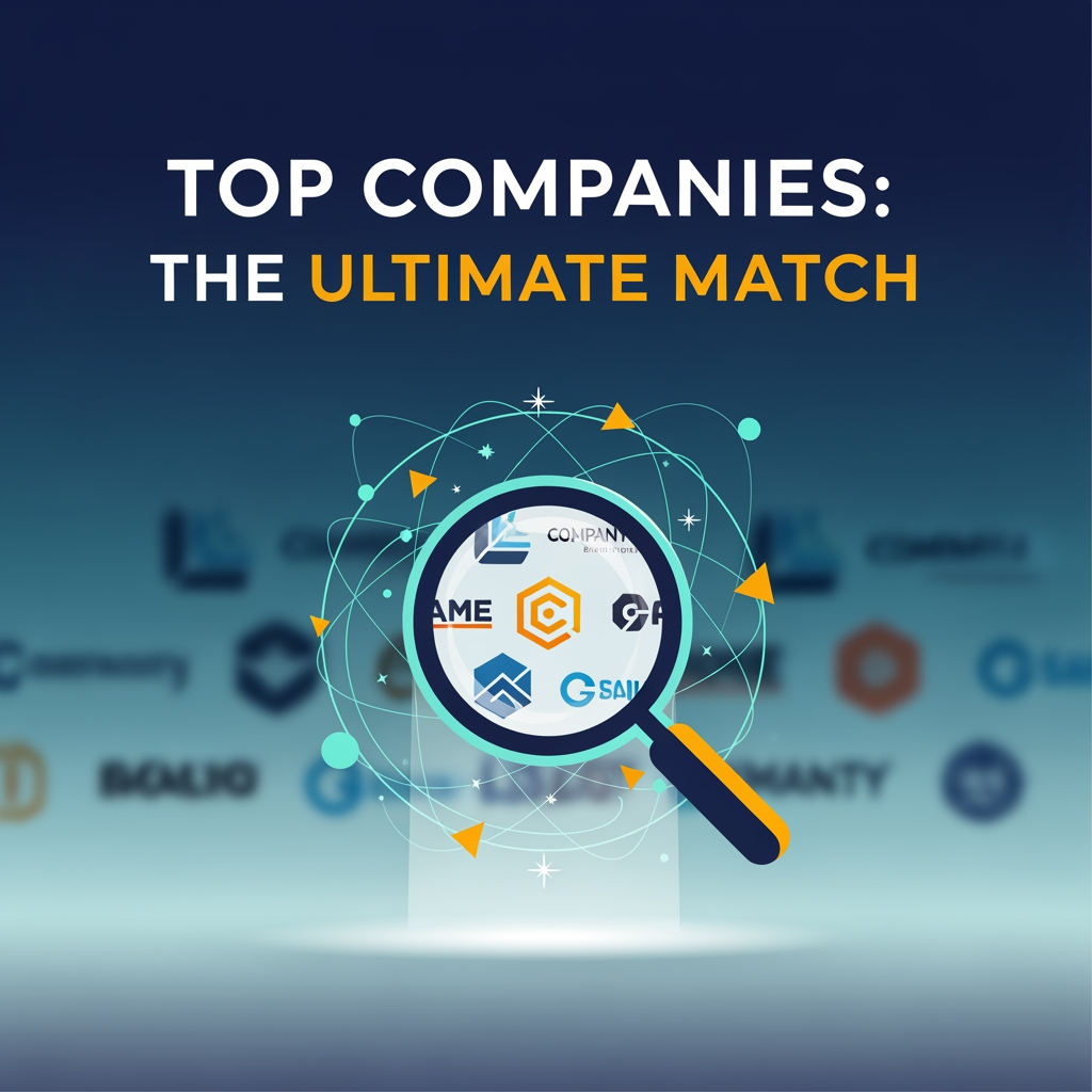 AI Design for I want to improve these suggestions. Its about finding best companies so the match should highlight the same