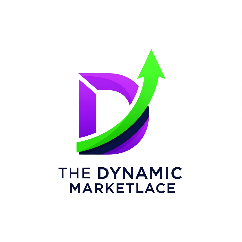 AI Design for CONCEPT 2: "The Dynamic Marketplace"
Design Philosophy: Modern, forward-thinking, energetic
Icon: Stylized letter "D" combined with an upward arrow/growth element
Shape: Single flowing mark that's both a "D" and represents growth
Colors:
Primary: Vibrant Purple (#6B5EFF) - Innovation, premium
Secondary: Bright Green (#1DD1A1) - Sustainability, growth
Accent: Deep Navy (#1E3A8A) - Trust, stability
Typography: Bold, contemporary sans-serif (Manrope, DM Sans)
Style:
Clean lines, modern architecture
Works as a single-color monogram
Adapts to gradient for premium feel
Feeling: Tech startup, innovative, youthful yet professional
Best For: Digital-first branding, modern appeal