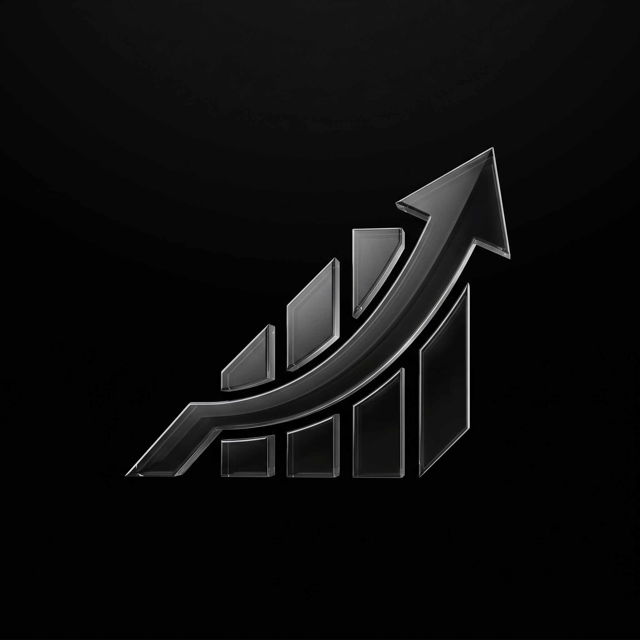 AI Design for Create a world-class minimalist Habit Tracker logo symbol.
Design ONLY the symbol.
No text.
No letters.
No app icon container.
No square background.
No checklist.
No calendar.
No habit illustrations.
No gradients.
No colorful elements.
Style:
Apple-level minimalism.
Luxury technology brand.
Timeless and iconic.
Clean geometric precision.
Extremely simple yet instantly recognizable.
Concept:
An abstract symbol representing consistency, daily progress, momentum, discipline, and growth.
Color:
Pure white glass symbol on a deep matte black background.
Material:
Black glass aesthetic.
Smoked crystal glass.
Subtle transparency.
Premium polished edges.
Soft internal reflections.
Luxury optical depth.
Lighting:
Very subtle glow.
Soft edge illumination.
Minimal reflections.
No neon effects.
No flashy lighting.
Background:
Pure black (#000000).
Elegant premium darkness.
High contrast.
Design language:
Apple.
Nothing.
Linear.
Arc Browser.
Tesla UI.
Mood:
Quiet luxury.
Professional.
Sophisticated.
Premium software company.
Feels expensive without trying.
Composition:
Single centered symbol.
Perfect symmetry.
Balanced negative space.
Strong silhouette.
Beautiful at both 24px and 1024px.
Render:
Ultra-clean.
Ultra-sharp.
Minimal.
High-end product design presentation.
The final logo should feel like a native Apple app icon symbol designed by Apple's Human Interface team, using black glass materials and subtle white highlights on a pure black background.