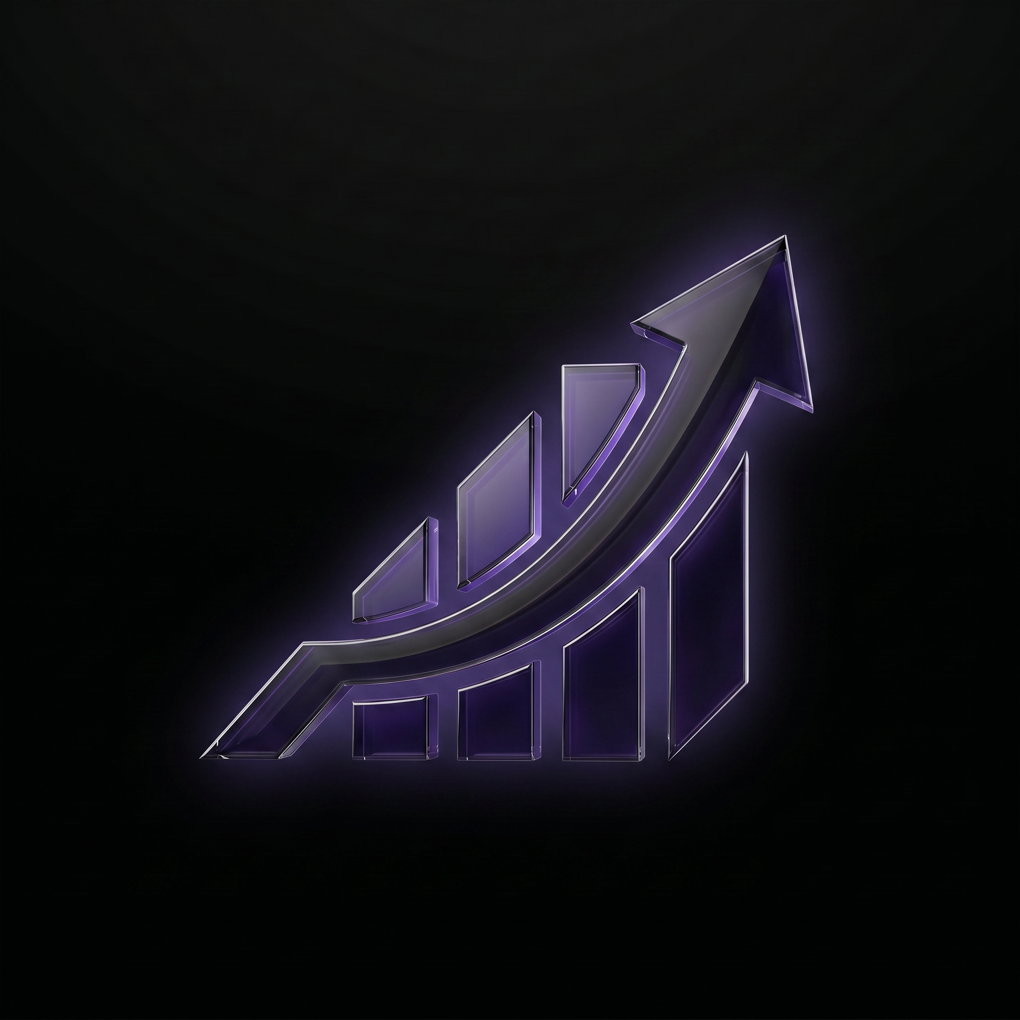AI Design for awesome but add violet color with minimal glow but don't add any background elements