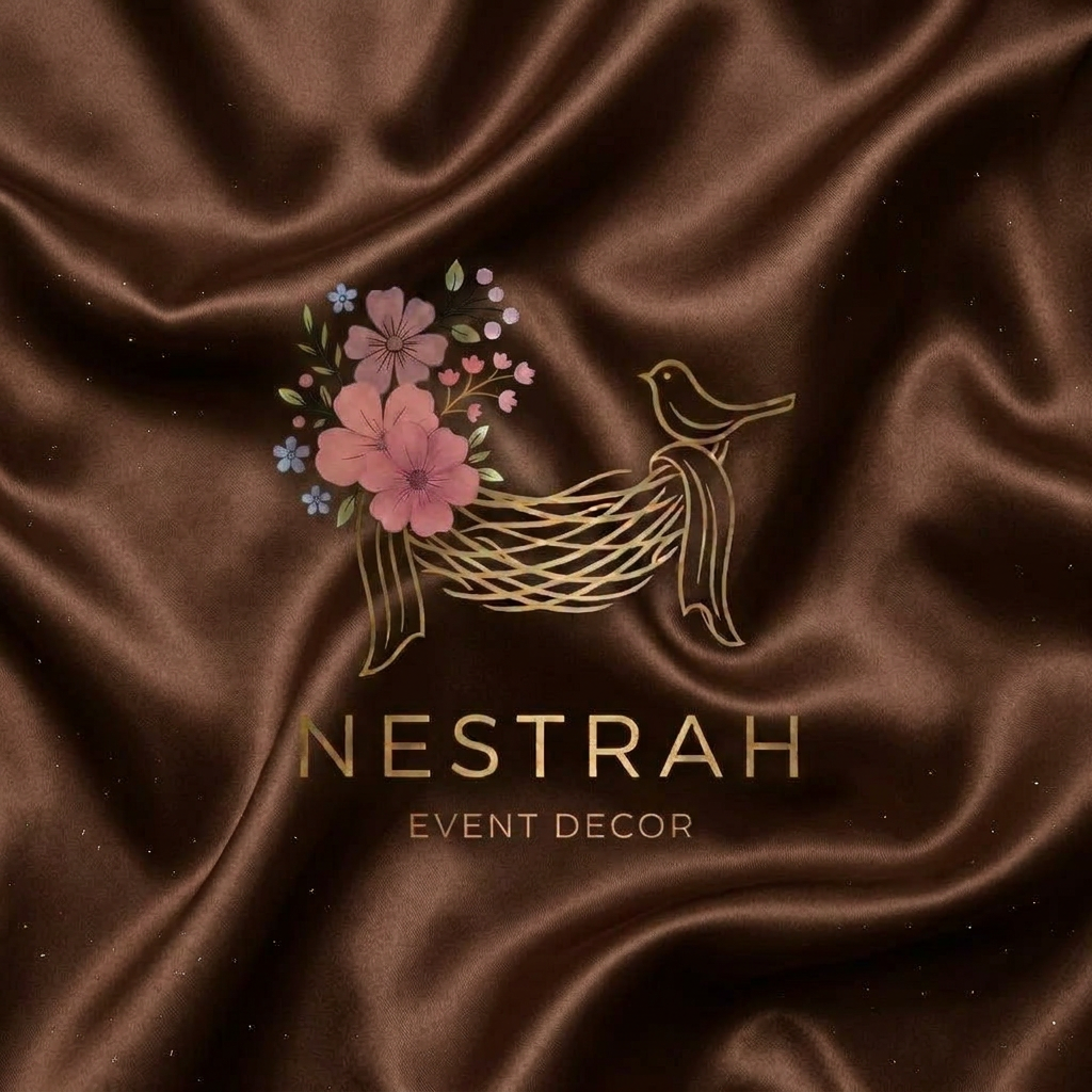 AI Design for change the background type soft satin brown