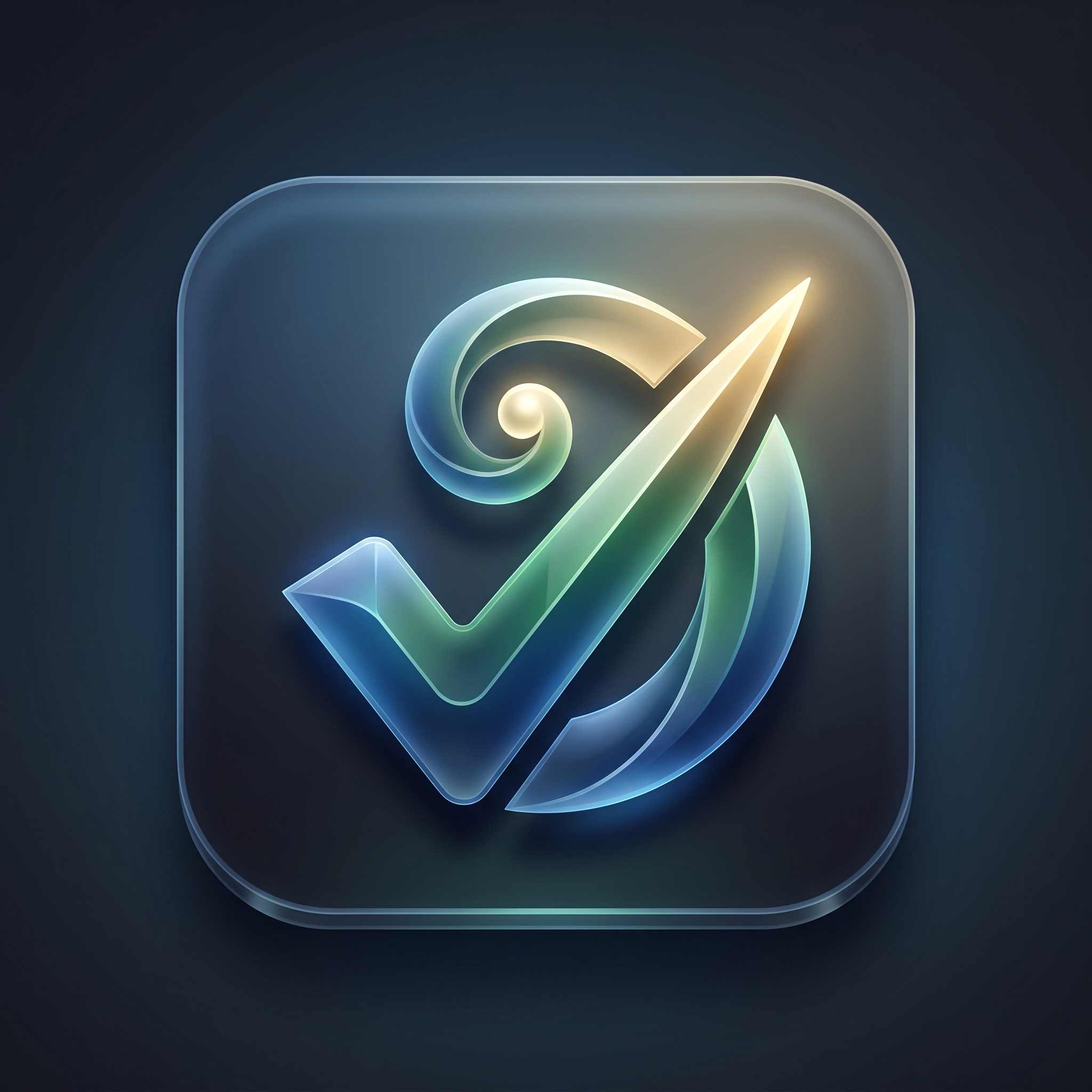 AI Design for Create a premium habit tracker app icon logo using only a single symbolic element, with no text, no letters, no numbers. The design should feel modern, minimal, elegant, and App Store premium. Use a clean vector style with smooth curves, balanced geometry, and a strong recognizable silhouette. The icon should represent habits, progress, consistency, and growth in a subtle way, such as a checkmark, circular progress, calendar-inspired shape, rising path, or shield of consistency — but keep it simple and iconic.
Use a glassmorphism / soft 3D premium look, with subtle glow, soft shadows, and sleek highlights. Make it feel luxury, polished, and futuristic, suitable for a high-end mobile app. Background should be clean and modern, with good contrast.
No text, no watermark, no busy details, no clipart, no cartoon style.
Square app icon format, centered composition, ultra clean, high resolution, professional branding quality.
Negative prompt:
text, words, letters, numbers, logo mockup, watermark, busy background, cartoon, flat cheap design, low detail, messy shapes, extra elements, illustration style