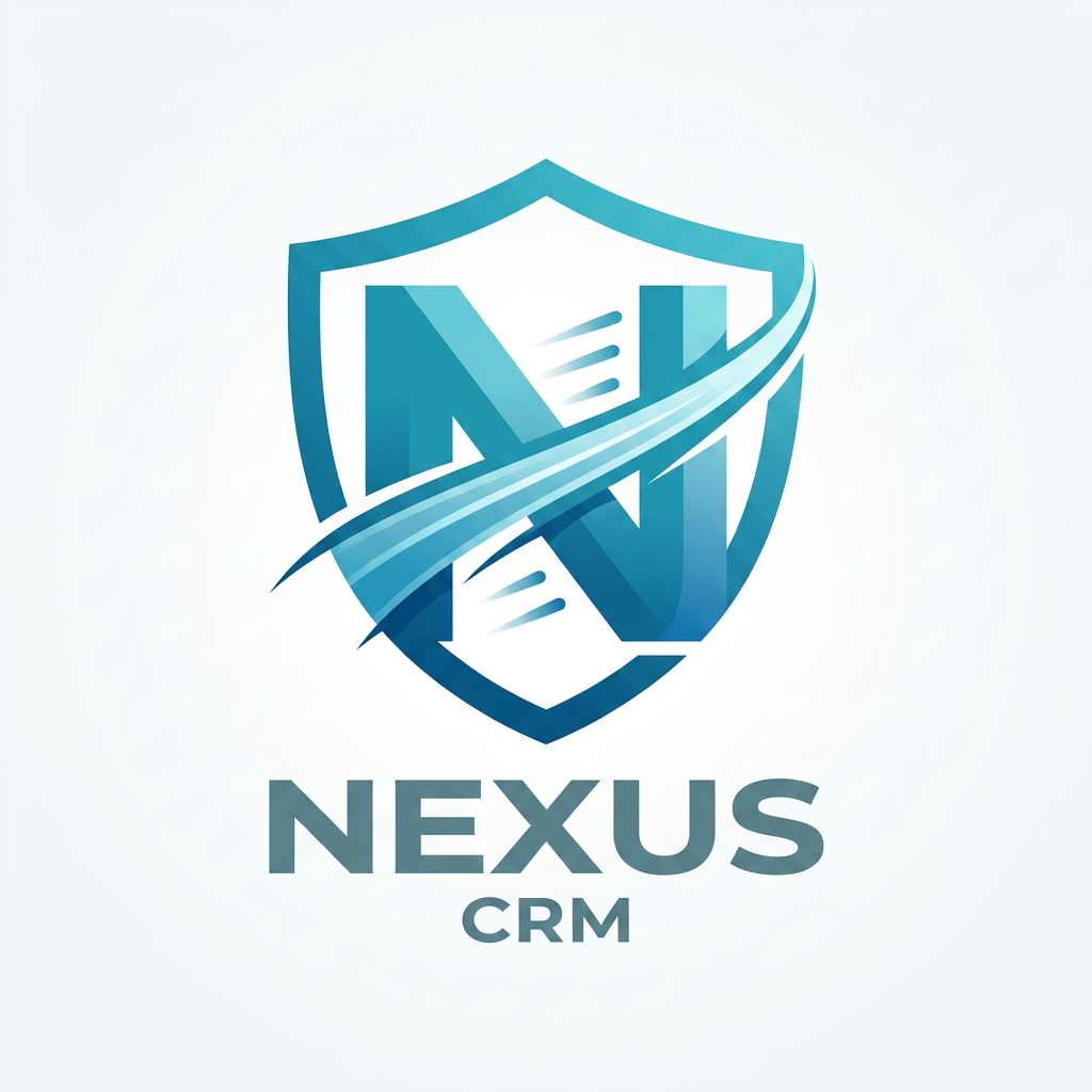AI Design for quiero que tomes como referencia este logo y esa imagen y lo hagas un poco mejro que transmita rapidez y seguridad es para un crm