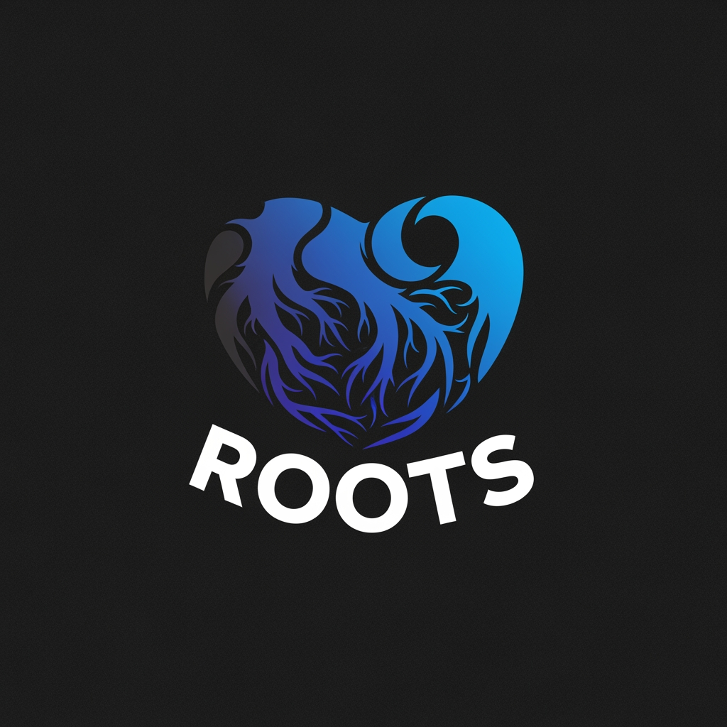 AI Design for can you create a logo for the brand ROOTS es para una marca de deporte