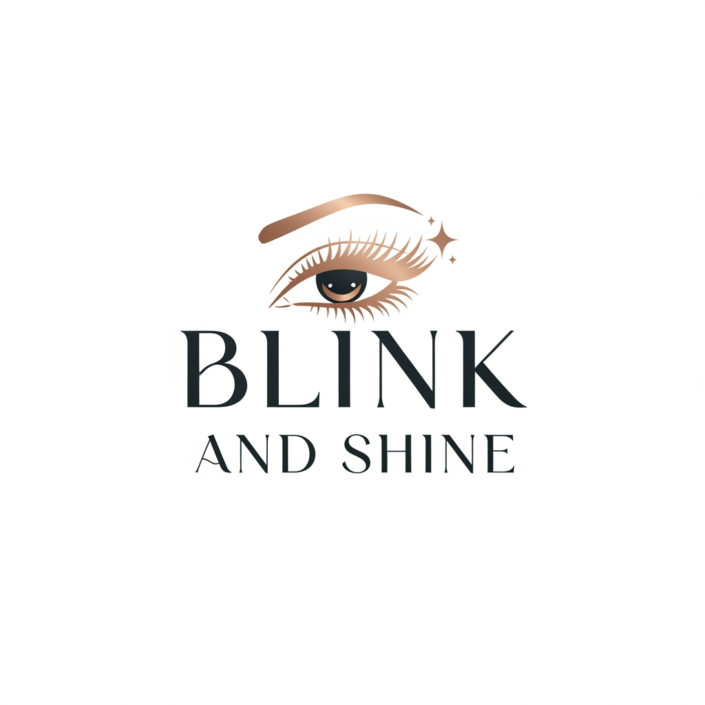 AI Design for I  WANT A PERFECT AESTHETIC LOGO FOR MY FASHION BRANK BLINK AND SHINE