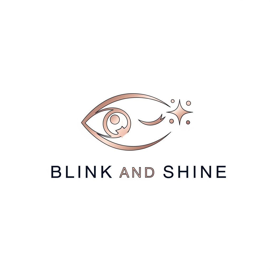 AI Design for I  WANT A PERFECT AESTHETIC LOGO FOR MY FASHION BRANK BLINK AND SHINE