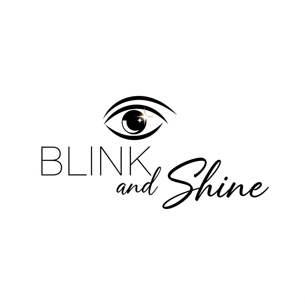 AI Design for I  WANT A PERFECT AESTHETIC LOGO FOR MY FASHION BRANK BLINK AND SHINE