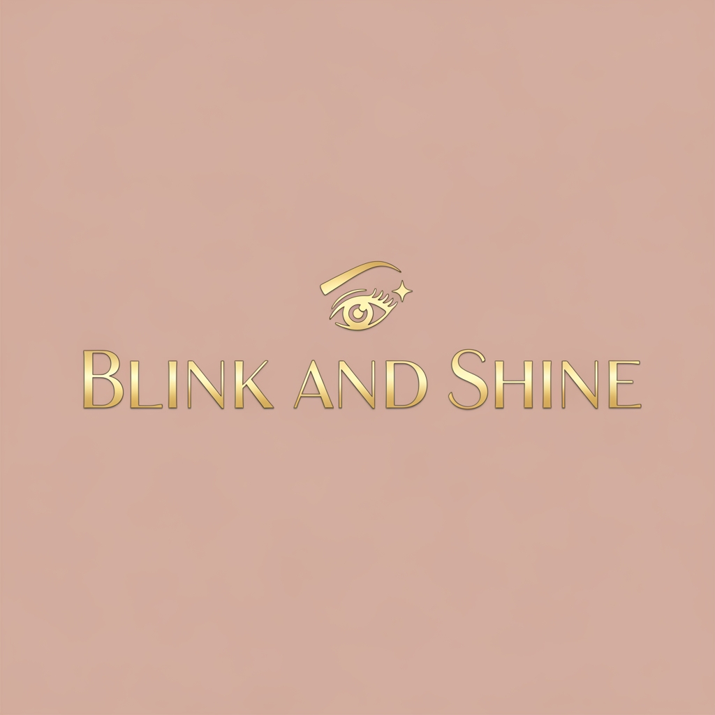AI Design for I  WANT A PERFECT AESTHETIC LOGO FOR MY FASHION BRANK BLINK AND SHINE