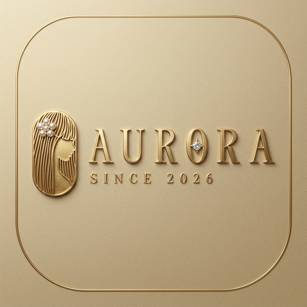 AI Design for i am currently making a wesite called"aurora" which sells makeup products i want a simple logo this is my current logo and i want to make it a little more looky luxury+beign+gold theme is my website so i want a logo that matches with the thweme but i want a simple logo i want the logo in a particular shape