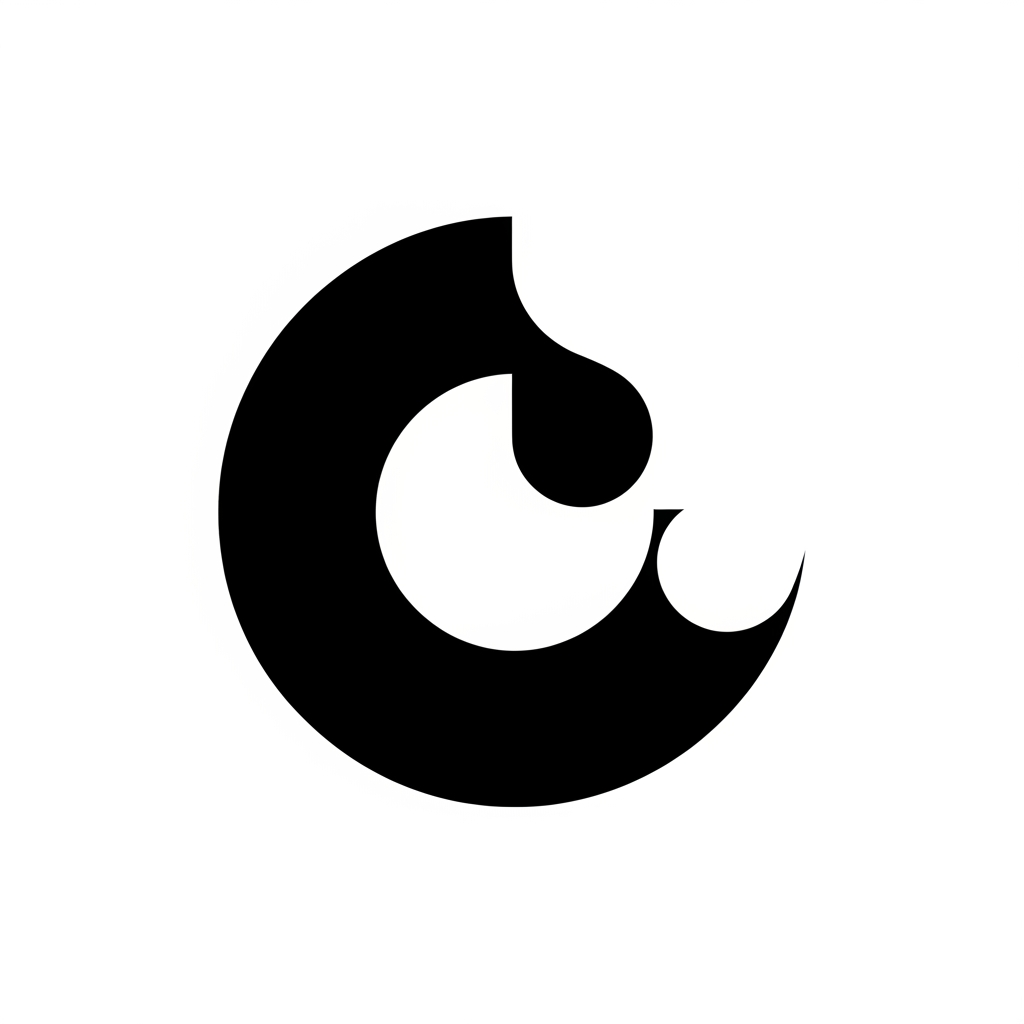 AI Design for Design a premium logo for SpotCircle, a platform that helps people discover communities, hobbies, and like-minded people nearby.
The core emotion is belonging — the feeling of finally finding where you fit in. The logo should be based on the idea of "Missing Piece Found."
Create an abstract symbol where one small element completes a larger shape. The completion should feel natural and satisfying, representing a person discovering their community and becoming part of something bigger.
The logo must not use literal puzzle pieces. Instead, create a modern geometric mark where separate forms fit together seamlessly to create one complete, memorable symbol.
The completed shape should feel welcoming, human, and connected. It should subtly communicate:
I found my people
I found my place
I belong here
Use strong negative space, smooth curves, bold silhouette, and simple geometry. The logo should be instantly recognizable at favicon and app icon size.
Style: modern 2026 startup branding, minimal, friendly, premium, iconic, ownable, scalable.
Avoid: puzzle-piece icons, location pins, chat bubbles, people icons, hearts, maps, Saturn rings, orbit symbols, infinity signs, monograms, letters S or C, meditation symbols, camera shutters, gradients, 3D effects.
Output a single flat black vector logo on a white background. Focus on emotional meaning over decoration.