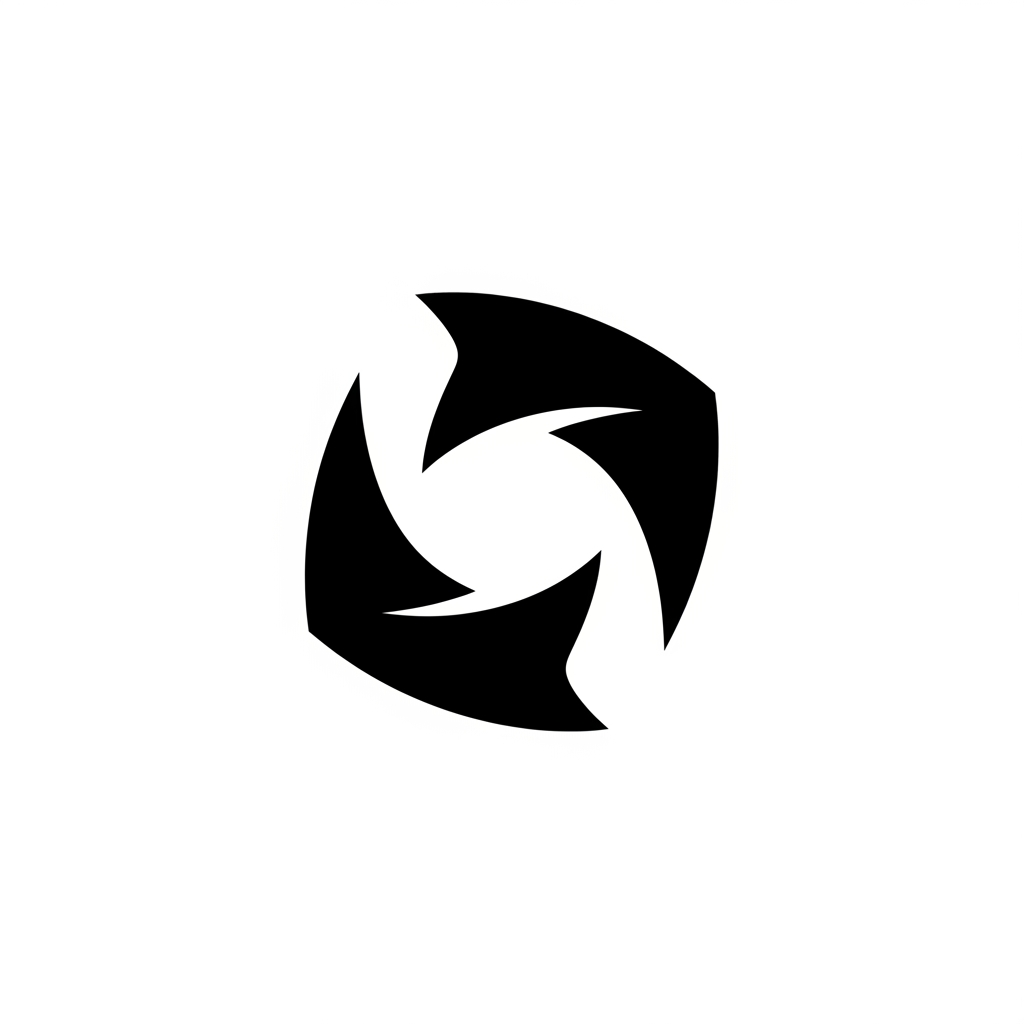 AI Design for Create a unique abstract symbol where multiple independent forms naturally come together to create one meaningful shared center. The shared center should be the hero of the mark, representing a place where people connect through common interests.
The symbol should feel welcoming, human, inclusive, and emotionally warm without using people icons, chat bubbles, location pins, hearts, maps, houses, or obvious community graphics.
Focus on the emotional moment when strangers become part of the same community. The logo should communicate:
Finding your people
Belonging
Shared interests
Connection
Discovery
Use strong negative space, bold silhouette, smooth geometry, and intelligent form construction. The symbol should feel ownable and instantly recognizable even at 16px favicon size. The logo should be designed from the inside out, with the shared center being more important than the outer shape.
The design must not look like a meditation app, wellness brand, camera shutter, orbit logo, Saturn ring, puzzle piece, infinity symbol, monogram, or generic tech startup mark.
Visual style: 2026 premium startup identity, minimal, friendly, modern, iconic, memorable, scalable, emotionally intelligent.
Imagine three separate elements naturally creating one protected central space where everyone belongs.
The logo should make users feel:
"I found my people."
Flat black vector logo only. White background. One strong iconic symbol. No gradients, no shadows, no 3D effects, no mockups.