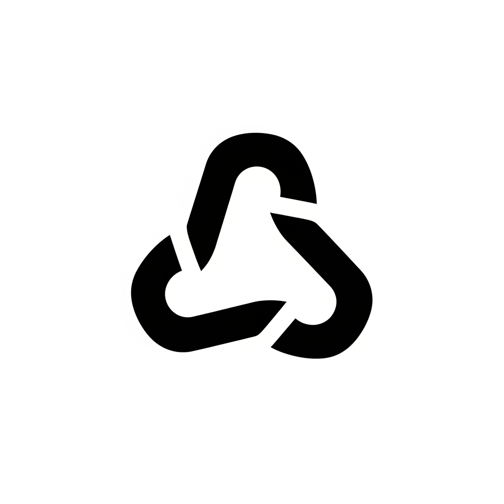 AI Design for Create a unique abstract symbol where multiple independent forms naturally come together to create one meaningful shared center. The shared center should be the hero of the mark, representing a place where people connect through common interests.
The symbol should feel welcoming, human, inclusive, and emotionally warm without using people icons, chat bubbles, location pins, hearts, maps, houses, or obvious community graphics.
Focus on the emotional moment when strangers become part of the same community. The logo should communicate:
Finding your people
Belonging
Shared interests
Connection
Discovery
Use strong negative space, bold silhouette, smooth geometry, and intelligent form construction. The symbol should feel ownable and instantly recognizable even at 16px favicon size. The logo should be designed from the inside out, with the shared center being more important than the outer shape.
The design must not look like a meditation app, wellness brand, camera shutter, orbit logo, Saturn ring, puzzle piece, infinity symbol, monogram, or generic tech startup mark.
Visual style: 2026 premium startup identity, minimal, friendly, modern, iconic, memorable, scalable, emotionally intelligent.
Imagine three separate elements naturally creating one protected central space where everyone belongs.
The logo should make users feel:
"I found my people."
Flat black vector logo only. White background. One strong iconic symbol. No gradients, no shadows, no 3D effects, no mockups.