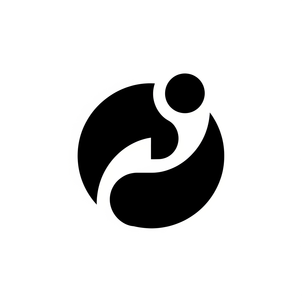 AI Design for Design a premium logo for SpotCircle, a platform that helps people discover communities, hobbies, and like-minded people nearby.
The core emotion is belonging — the feeling of finally finding where you fit in. The logo should be based on the idea of "Missing Piece Found."
Create an abstract symbol where one small element completes a larger shape. The completion should feel natural and satisfying, representing a person discovering their community and becoming part of something bigger.
The logo must not use literal puzzle pieces. Instead, create a modern geometric mark where separate forms fit together seamlessly to create one complete, memorable symbol.
The completed shape should feel welcoming, human, and connected. It should subtly communicate:
I found my people
I found my place
I belong here
Use strong negative space, smooth curves, bold silhouette, and simple geometry. The logo should be instantly recognizable at favicon and app icon size.
Style: modern 2026 startup branding, minimal, friendly, premium, iconic, ownable, scalable.
Avoid: puzzle-piece icons, location pins, chat bubbles, people icons, hearts, maps, Saturn rings, orbit symbols, infinity signs, monograms, letters S or C, meditation symbols, camera shutters, gradients, 3D effects.
Output a single flat black vector logo on a white background. Focus on emotional meaning over decoration.