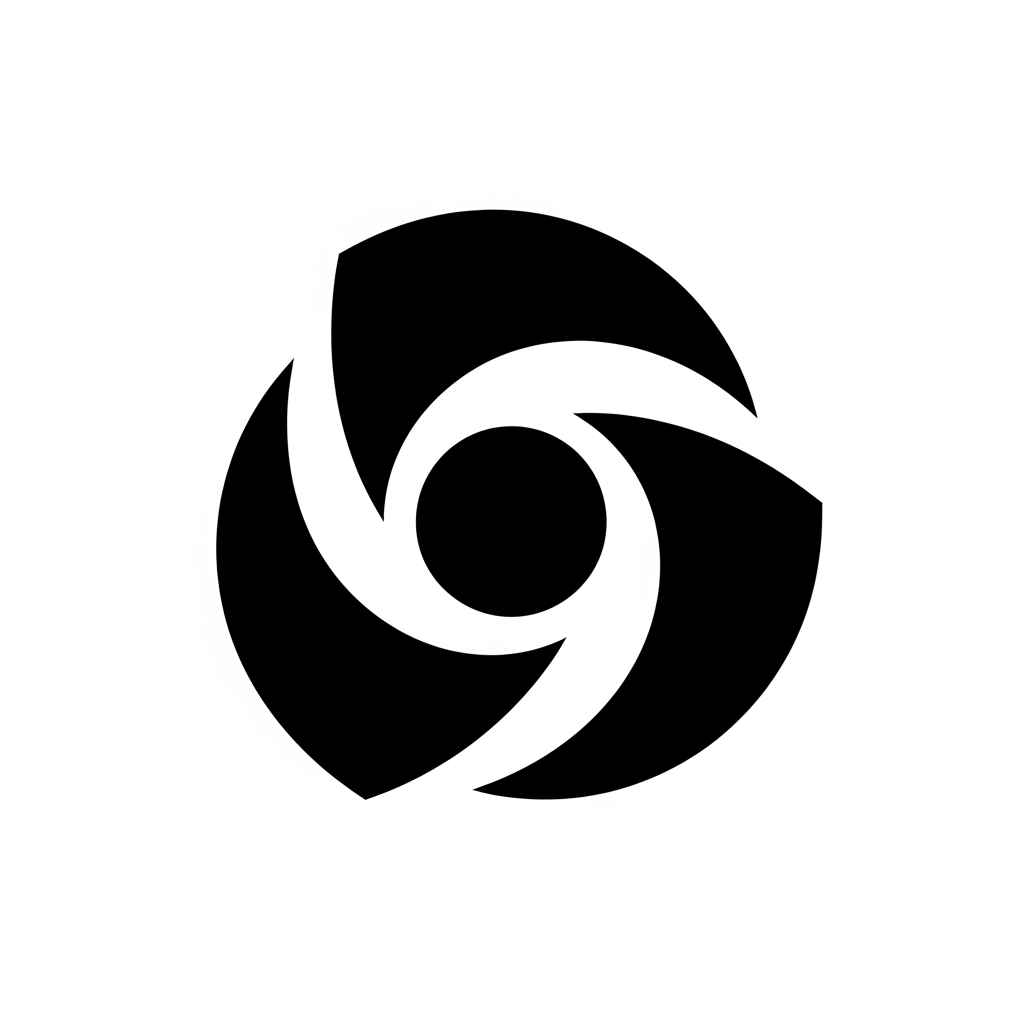 AI Design for Create a unique abstract symbol where multiple independent forms naturally come together to create one meaningful shared center. The shared center should be the hero of the mark, representing a place where people connect through common interests.
The symbol should feel welcoming, human, inclusive, and emotionally warm without using people icons, chat bubbles, location pins, hearts, maps, houses, or obvious community graphics.
Focus on the emotional moment when strangers become part of the same community. The logo should communicate:
Finding your people
Belonging
Shared interests
Connection
Discovery
Use strong negative space, bold silhouette, smooth geometry, and intelligent form construction. The symbol should feel ownable and instantly recognizable even at 16px favicon size. The logo should be designed from the inside out, with the shared center being more important than the outer shape.
The design must not look like a meditation app, wellness brand, camera shutter, orbit logo, Saturn ring, puzzle piece, infinity symbol, monogram, or generic tech startup mark.
Visual style: 2026 premium startup identity, minimal, friendly, modern, iconic, memorable, scalable, emotionally intelligent.
Imagine three separate elements naturally creating one protected central space where everyone belongs.
The logo should make users feel:
"I found my people."
Flat black vector logo only. White background. One strong iconic symbol. No gradients, no shadows, no 3D effects, no mockups.