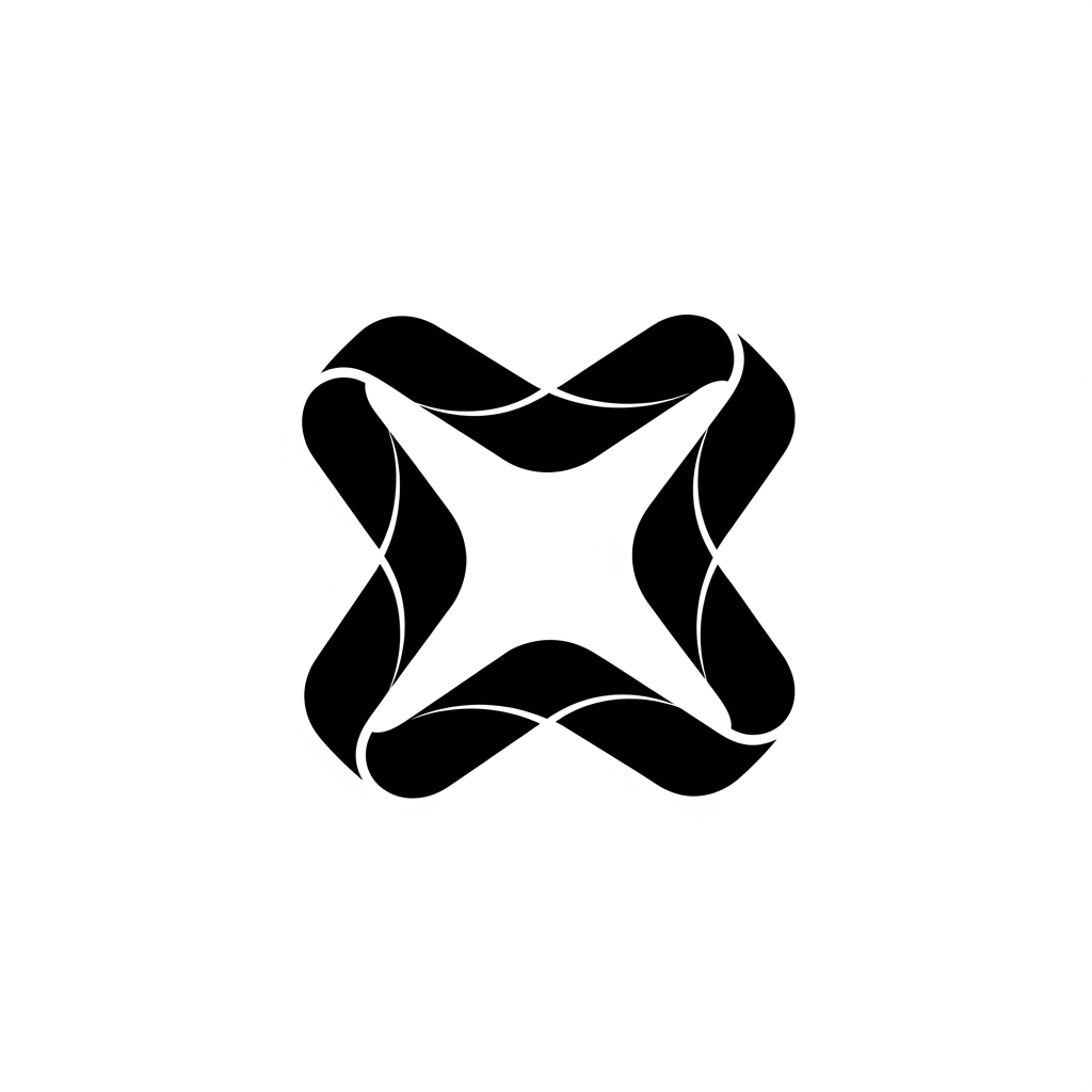 AI Design for Design a premium logo for SpotCircle, a mobile app that helps people discover local communities, hobbies, and meaningful connections.
Create a modern minimal symbol based on the idea of a "connection knot" — not a rope knot, but a clean geometric form where separate paths naturally intertwine to create one unified shape.
The logo should express:
• Belonging
• Connection
• Shared interests
• Community formation
• Finding your people
The symbol should feel like different individuals coming together and creating one shared place. Use 2–3 continuous ribbon-like forms that subtly interconnect and create a meaningful central negative space.
The negative space should be the hero of the mark, representing the community space where people belong.
The design must feel emotionally warm, friendly, modern, and intelligent. It should be highly recognizable at app icon size and memorable after a quick glance.
Visual style:
* 2026 startup branding
* Minimal geometric construction
* Smooth curves
* Bold silhouette
* Strong negative space
* Premium and ownable
Avoid:
* Rope illustrations
* Celtic knots
* Infinity symbols
* Saturn rings
* Orbit logos
* Camera shutters
* Location pins
* People icons
* Chat bubbles
* Puzzle pieces
* Monograms
* Generic tech symbols
The logo should make users feel:
"I found my people."
Flat black vector logo on white background. One iconic symbol only. No gradients, no shadows, no 3D effects.