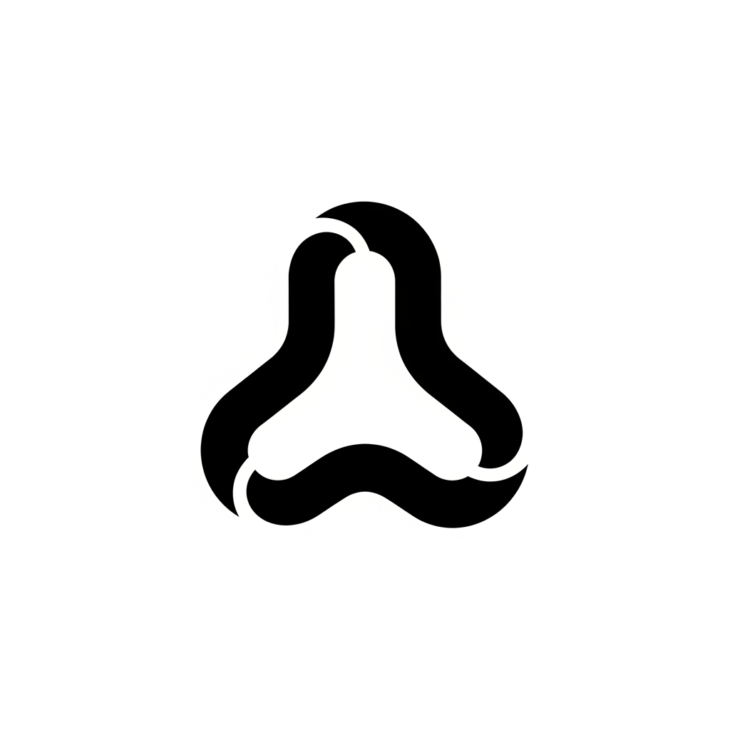 AI Design for Design a premium logo for SpotCircle, a mobile app that helps people discover local communities, hobbies, and meaningful connections.
Create a modern minimal symbol based on the idea of a "connection knot" — not a rope knot, but a clean geometric form where separate paths naturally intertwine to create one unified shape.
The logo should express:
• Belonging
• Connection
• Shared interests
• Community formation
• Finding your people
The symbol should feel like different individuals coming together and creating one shared place. Use 2–3 continuous ribbon-like forms that subtly interconnect and create a meaningful central negative space.
The negative space should be the hero of the mark, representing the community space where people belong.
The design must feel emotionally warm, friendly, modern, and intelligent. It should be highly recognizable at app icon size and memorable after a quick glance.
Visual style:
* 2026 startup branding
* Minimal geometric construction
* Smooth curves
* Bold silhouette
* Strong negative space
* Premium and ownable
Avoid:
* Rope illustrations
* Celtic knots
* Infinity symbols
* Saturn rings
* Orbit logos
* Camera shutters
* Location pins
* People icons
* Chat bubbles
* Puzzle pieces
* Monograms
* Generic tech symbols
The logo should make users feel:
"I found my people."
Flat black vector logo on white background. One iconic symbol only. No gradients, no shadows, no 3D effects.
