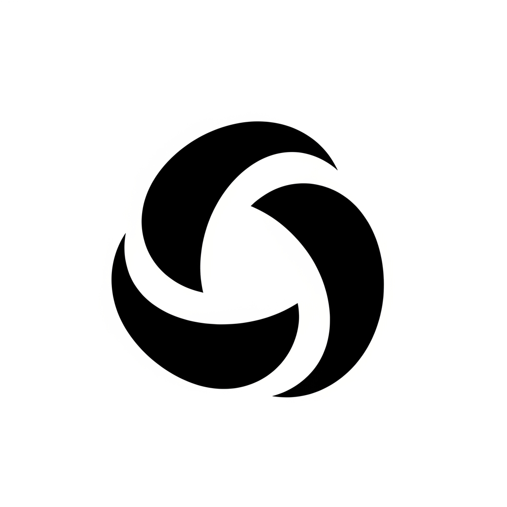 AI Design for Create a unique abstract symbol where multiple independent forms naturally come together to create one meaningful shared center. The shared center should be the hero of the mark, representing a place where people connect through common interests.
The symbol should feel welcoming, human, inclusive, and emotionally warm without using people icons, chat bubbles, location pins, hearts, maps, houses, or obvious community graphics.
Focus on the emotional moment when strangers become part of the same community. The logo should communicate:
Finding your people
Belonging
Shared interests
Connection
Discovery
Use strong negative space, bold silhouette, smooth geometry, and intelligent form construction. The symbol should feel ownable and instantly recognizable even at 16px favicon size. The logo should be designed from the inside out, with the shared center being more important than the outer shape.
The design must not look like a meditation app, wellness brand, camera shutter, orbit logo, Saturn ring, puzzle piece, infinity symbol, monogram, or generic tech startup mark.
Visual style: 2026 premium startup identity, minimal, friendly, modern, iconic, memorable, scalable, emotionally intelligent.
Imagine three separate elements naturally creating one protected central space where everyone belongs.
The logo should make users feel:
"I found my people."
Flat black vector logo only. White background. One strong iconic symbol. No gradients, no shadows, no 3D effects, no mockups.