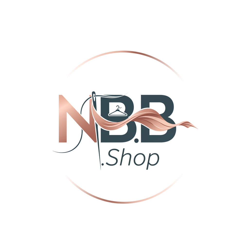 AI Design for a logo for my profile of instagram that is about selling cloths and its name is NBB.Shop
