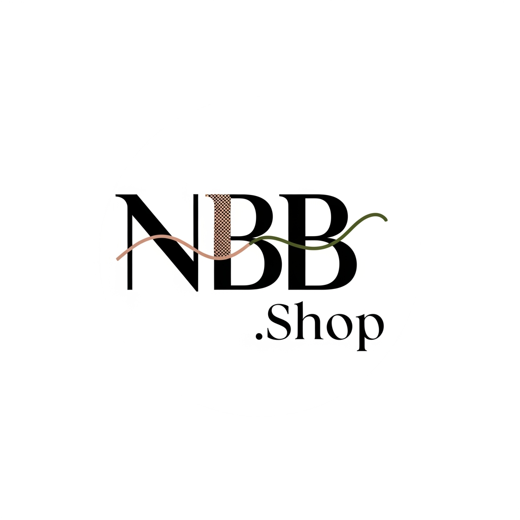 AI Design for a logo for my profile of instagram that is about selling cloths and its name is NBB.Shop