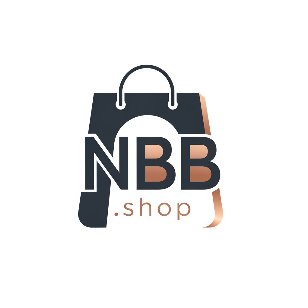 AI Design for a logo for my profile of instagram that is about selling cloths and its name is NBB.shop