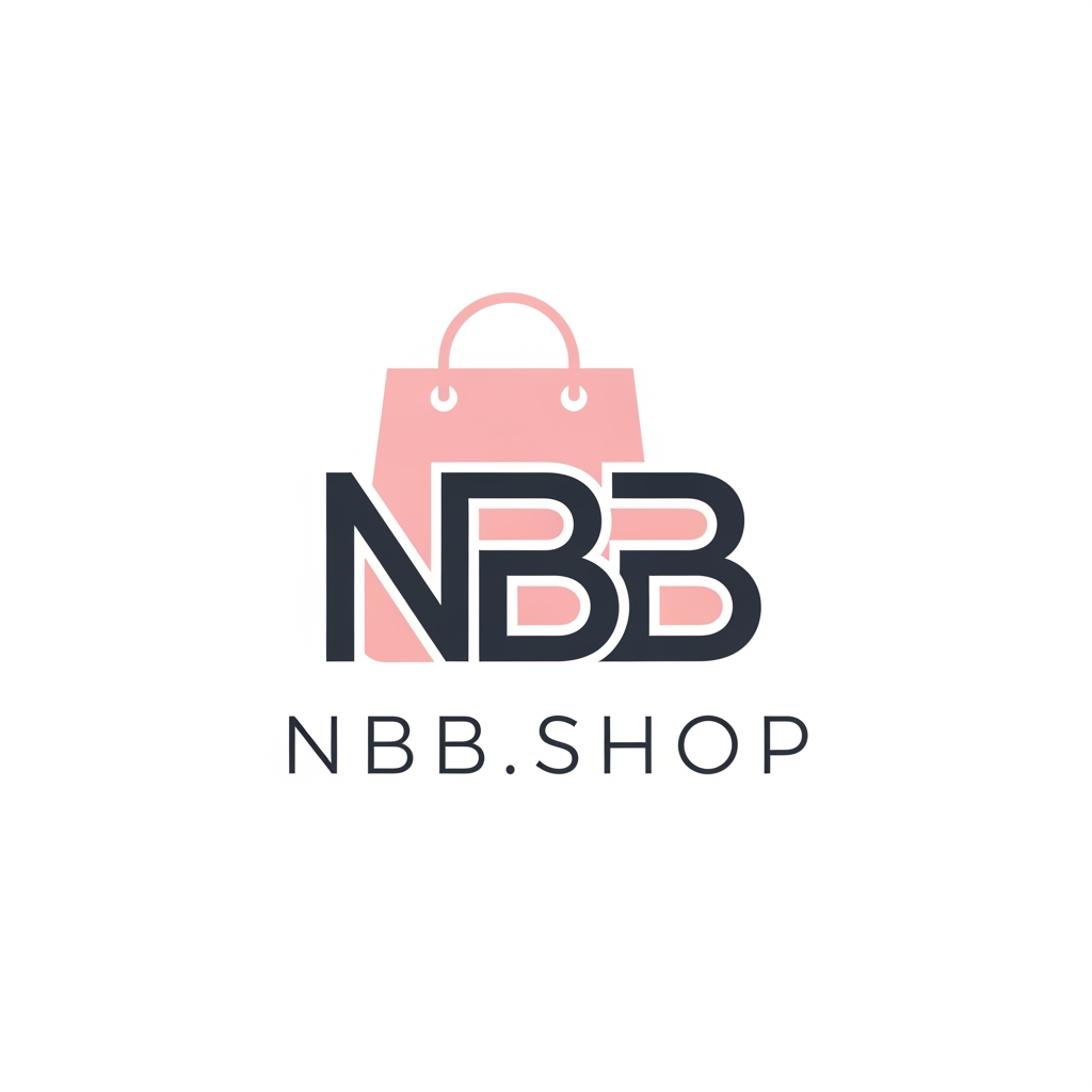 AI Design for a logo for my profile of instagram that is about selling cloths and its name is NBB.Shop