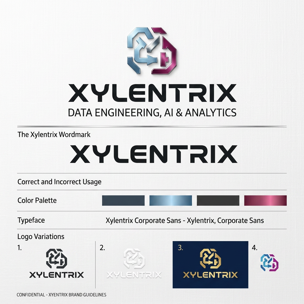 AI Design for Design a premium corporate style name for Xylentrix, a Data Engineering company'