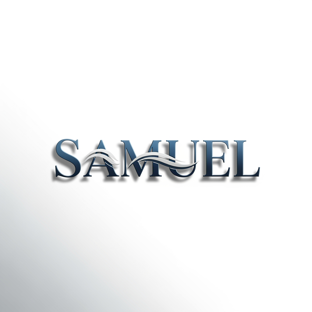 AI Design for haz un logo con el nombre samuel
