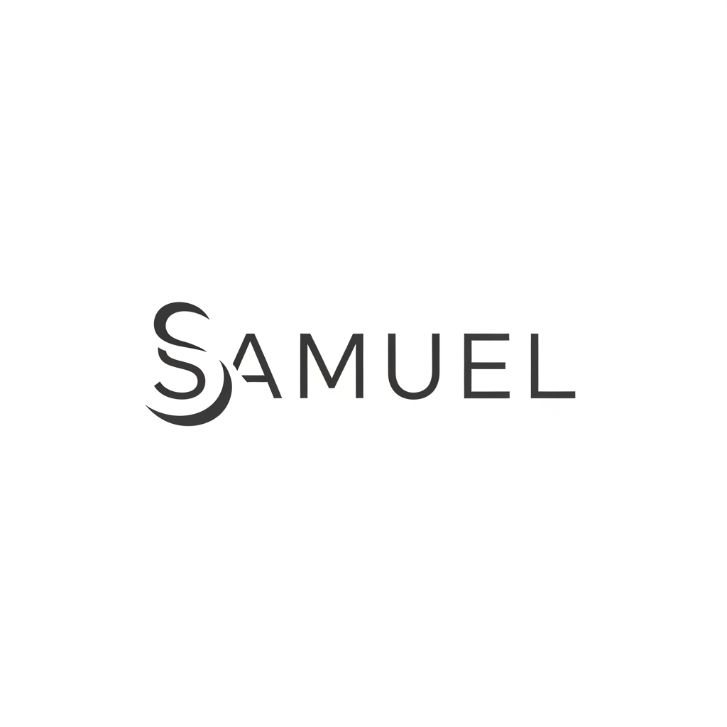 AI Design for haz un logo con el nombre samuel