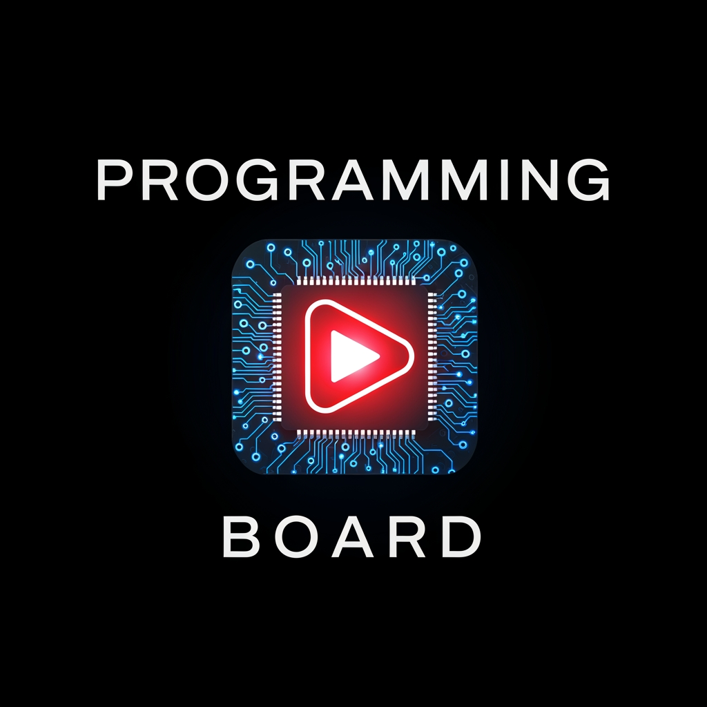 AI Design for I want to create a YouTube logo for my Youtube Channel - Programming Board