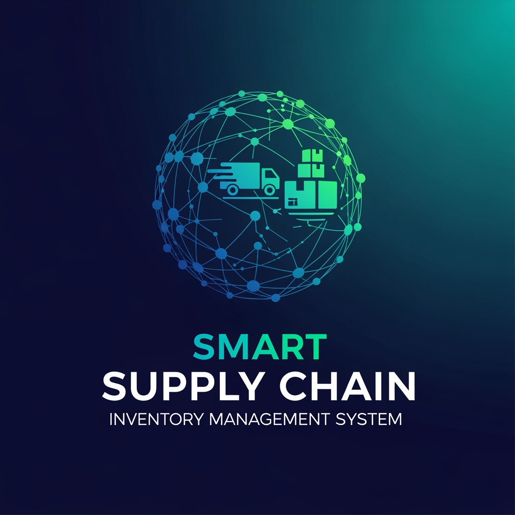 AI Design for so currently i am working on a smart supply chain and inventory management system webdevelopment project and i am so keen on the logo so create eye catchy one with relatable