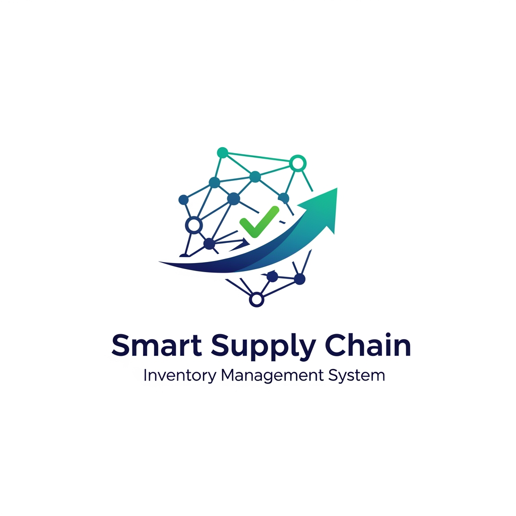 AI Design for so currently i am working on a smart supply chain and inventory management system webdevelopment project and i am so keen on the logo so create eye catchy one with relatable