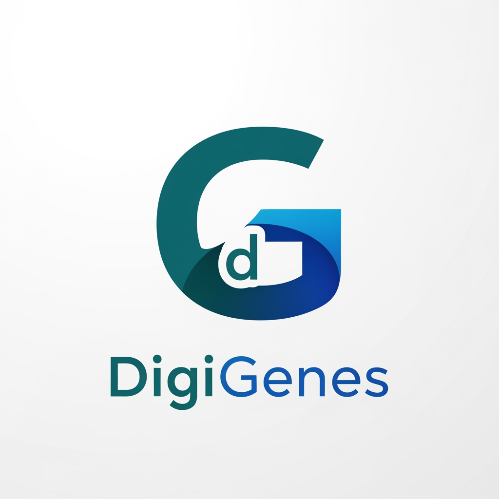 AI Design for behave like a professional designer

i want a logo for digital markeitng company name - DigiGenes
i wnat minimal good conceptual logo deisgn

i want D and G creatively in the logo
the logo shoudl be minimal.. no exatra grpahical element needed.. onyl these two lette rin the logo

no words needed onyl - D and g

please EMBEDD g and b only

donty include the name - digigenes

only two letter d and g

can we embedd G in b only?


SMALL d and big G